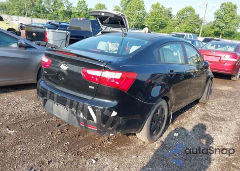 2013 Kia Rio Lx из США, поврежденный, VIN KNADM4A34D6179293